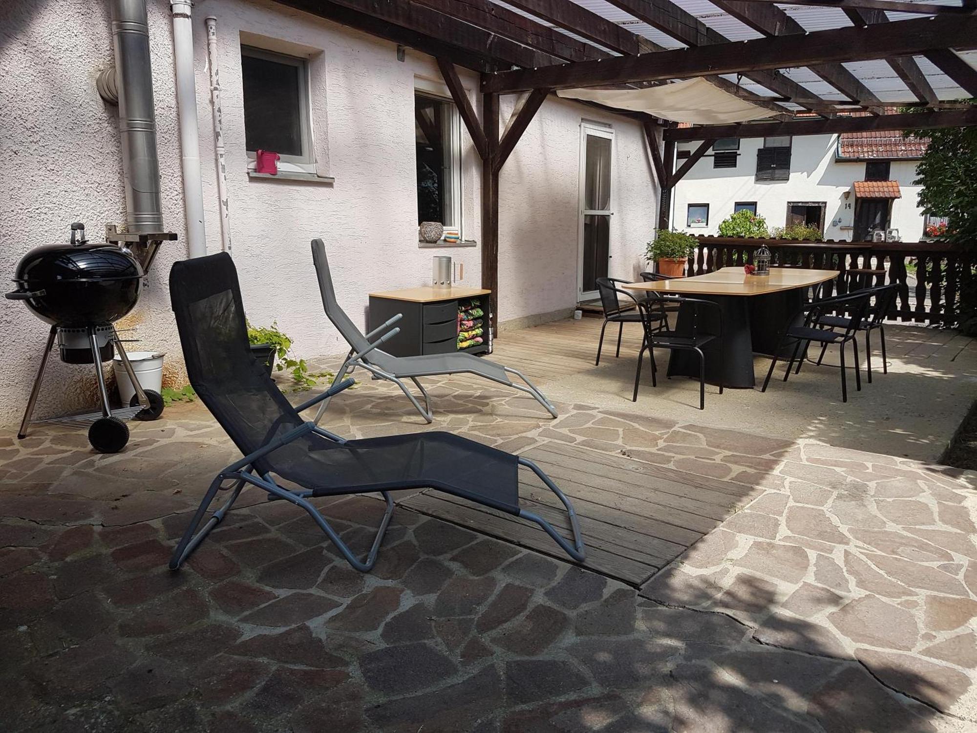 Вилла Ferienhaeusle Vom Hof Chirphendorf Steinheim am Albuch Экстерьер фото